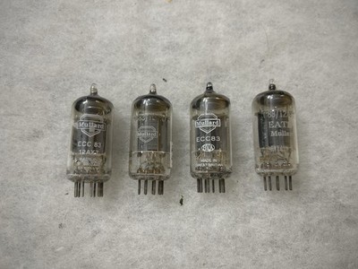【稀少・音出し良好】Mullard ECC83 (12AX7) オリジナル英国製 Mullard ECC83 12AX7 Long Plate O getter Tested Good Balanced One