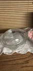 Vintage Pyrex clear glass grab it single serve bowl handle domed lid 601-B 601-C