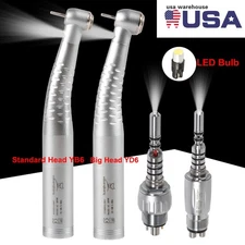 Dental Fiber Optic Handpiece Push / LED Quick Coupler 4/6Hole Fit KaV NSK