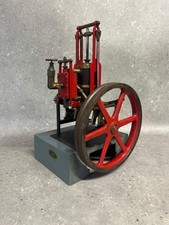 Live Steam Vertical Table Engine 1980s Scale Model Amateur Engineer
