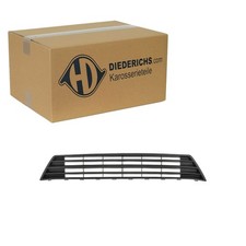 DIEDERICHS BLENDE SCHWARZ STOßSTANGE MITTE passend für VW CADDY | 2297645