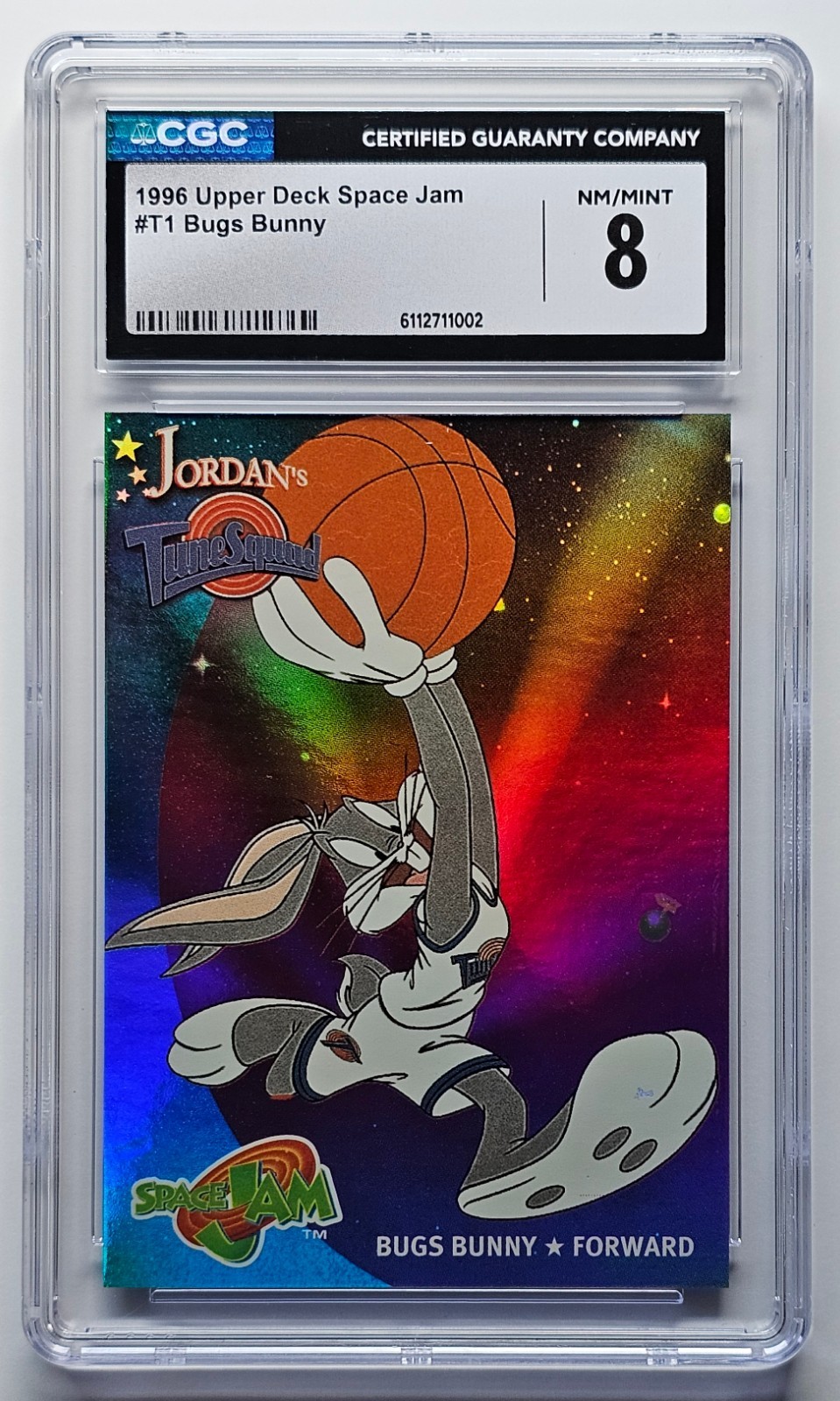 Bugs Bunny MichaelJordan's Tune Squad #T1 Graded CGC 8 Upper Deck Space Jam 1996