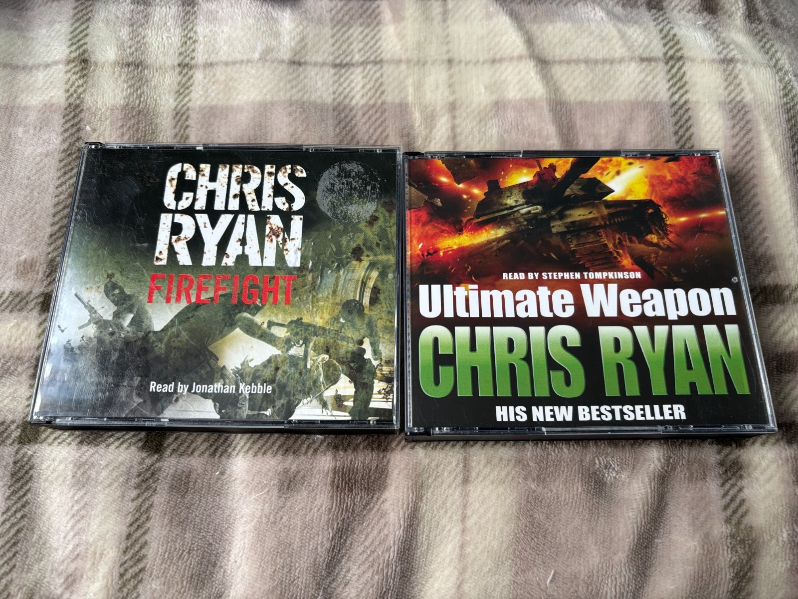 FIREFIGHT & ULTIMATE WEAPON by Chris Ryan 2 CD Audiobooks