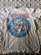 Aerosmith "Aero Force One" vintage-style graphic t-shirt, Size small