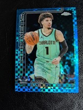 2025-26 Topps Chrome LaMelo Ball Blue X-Fractor SP #39 Charlotte Hornets SP