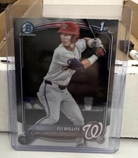 Eli Willits 1st Chrome Refractor 2025 Bowman Draft #BDC-1 Nationals 🔥