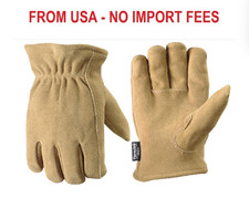 Wells Lamont Men's Thinsulate Deerskin Winter Gloves, Large 1091 