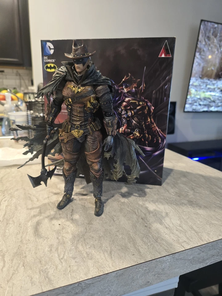 Figura de acción Batman Timeless Wild West Square Enix variante Play Arts Kai Foto 3 de 4