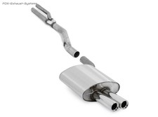  Racinganlage ab Kat BMW 5er E60 E61 520i 523i 525i 530i 2x76mm rund
