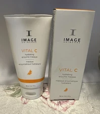 Vital C Hydrating Enzyme Masque by Image for Unisex - 2 oz Mask- Read Details 🌼