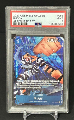 Buggy (Alternate Art) graded PSA 9 for sale on eBay