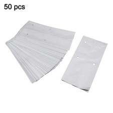 50 Stück schwarz-weiße PE Pflanzbeutel für Indoor Outdoor Gemüsewachstum