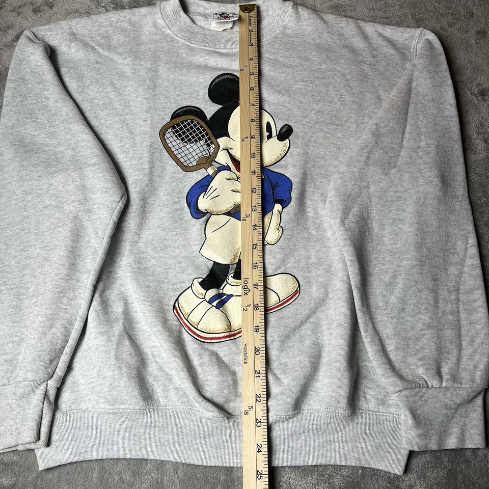 Raro Mickey & Co. De Colección Mickey Tenis Disney Sudadera Para Mujer Grande Hecha en EE. UU. Foto 2 de 4