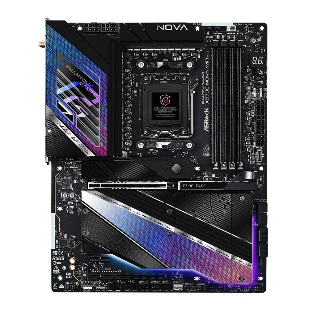 🔥 AMD Ryzen 7 9850X3D + ASROCK X870E NOVA Motherboard + Corsair