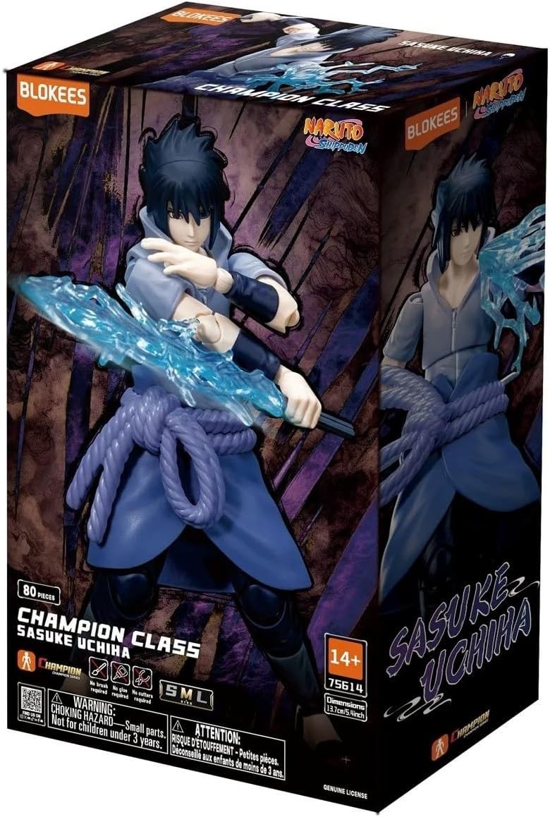 Naruto Champion Class 04 Sasuke Uchiha Model Kits Blokees | eBay