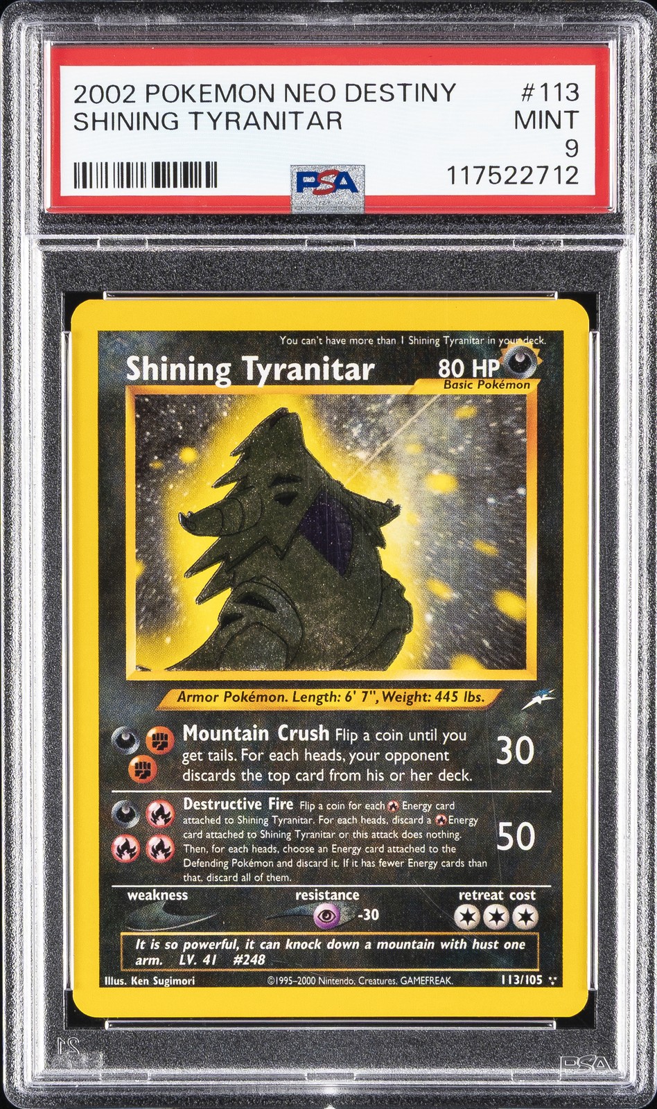 Shining Tyranitar #113