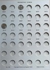 55 COIN ROOSEVELT DIME SET IN DANSCO FOLDER - 41 SILVER — photo 5