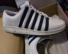 K-SWISS Classic Luxury Edition White/Navy Men Size 14 M