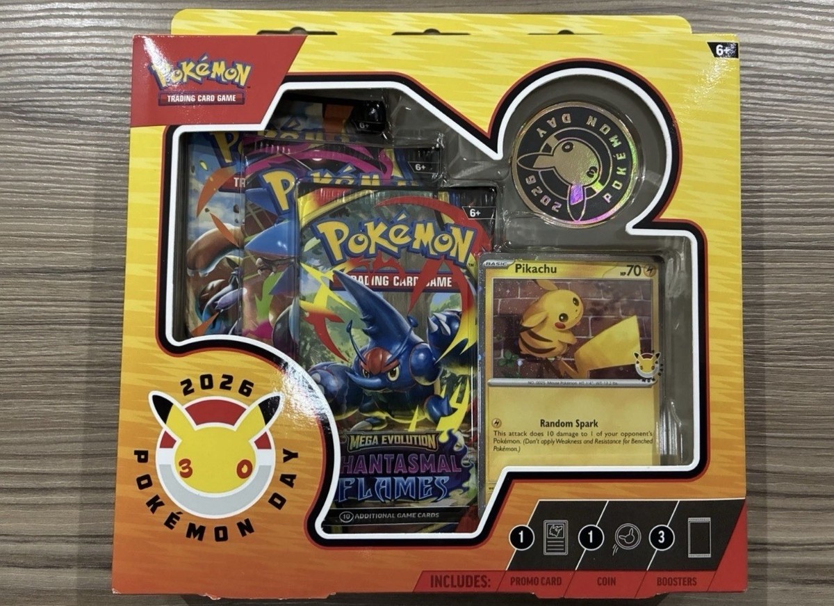 🔥 Pokémon TCG Pokémon Day 2026 Collection 30th Anniversary Box