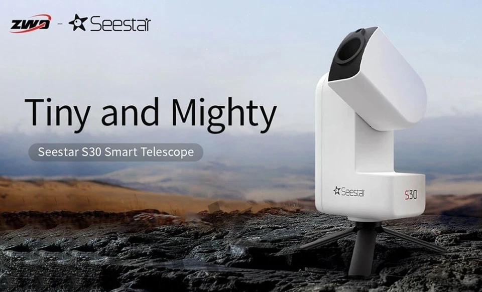 ZWO Seestar S30 all-in-One Smart Telescope + Tripod & Case Kit - Image 3 of 4