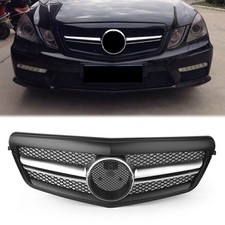 Kühlergrill Grill Frontgrills für Mercedes Benz E-Klasse W212 S212 10-13 Schwarz