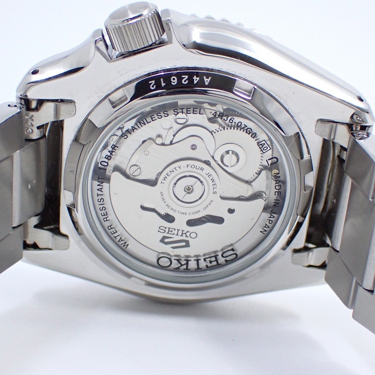 専用品【美品】SEIKO5　セイコー5　4R36-07G0　SBSA013 SEIKO 5 SPORT 4R36-07G0 DAY-DATE BLUE DIAL 42mm STAINLESS