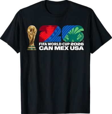 #ad FIFA World CUP26 FIFA Host Country Trophy Color T Shirt $16.99