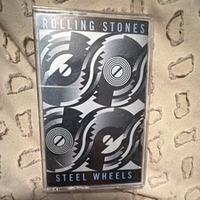 Rolling Stones Steel Wheels Cassette Rock Album Rolling Stones Records 1989