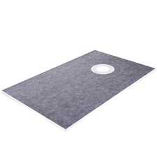 38x60in Waterproof Shower Curb Kit, 4in Flange 2 Cuttable Curbs