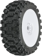 Racing Badlands MX M2 18 Buggy MTD White Wheels F/R PRO906731 RC Tire