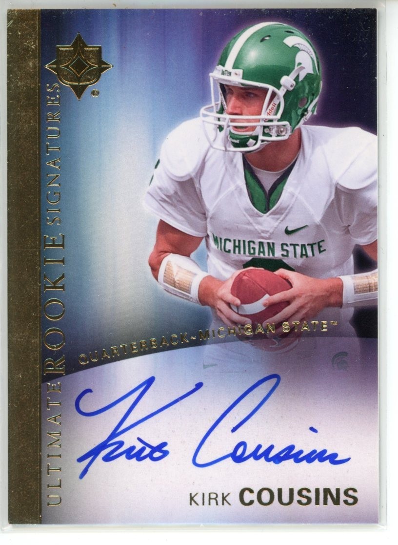 Kirk Cousins Ultimate Collection Rookie Autograph #14 Base