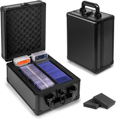 Graded Card Storage Box, Top Loaders Storage Case, Sports Trading Card Box, Card
