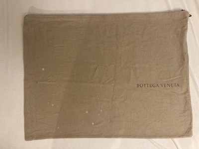 Bottega Veneta Original Staubbeutel 60 x 46 cm mit Kordelzug beige