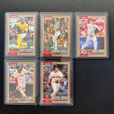 🧂YY 2026 TOPPS SERIES 1 BASEBALL GOLD BORDER /2026 NARVAEZ YOSHIDA LOT5