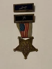 GAR Badge Star Medal  R2697 Chaplain With Flag Ribbon Plus Second Chaplain Pin