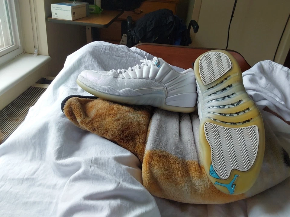 Air Jordan's Jump-Man Series...Blanco/azul/platino Foto 4 de 4