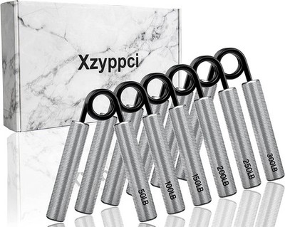 Grip Strength Trainer,50Lbs-300Lbs Metal Hand Grip,No Slip Heavy-Duty Hand Grip