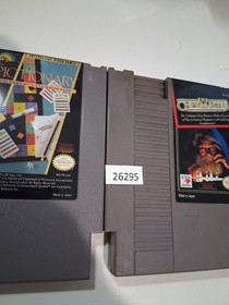 2 retro Nintendo video games NES  26295 wt11  Chessmaster & Pictionary