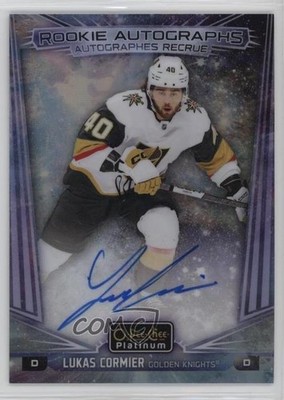 2024-25 O-Pee-Chee Platinum Rookie Cosmic 8/50 Lukas Cormier #R-LC Auto RC 1q2