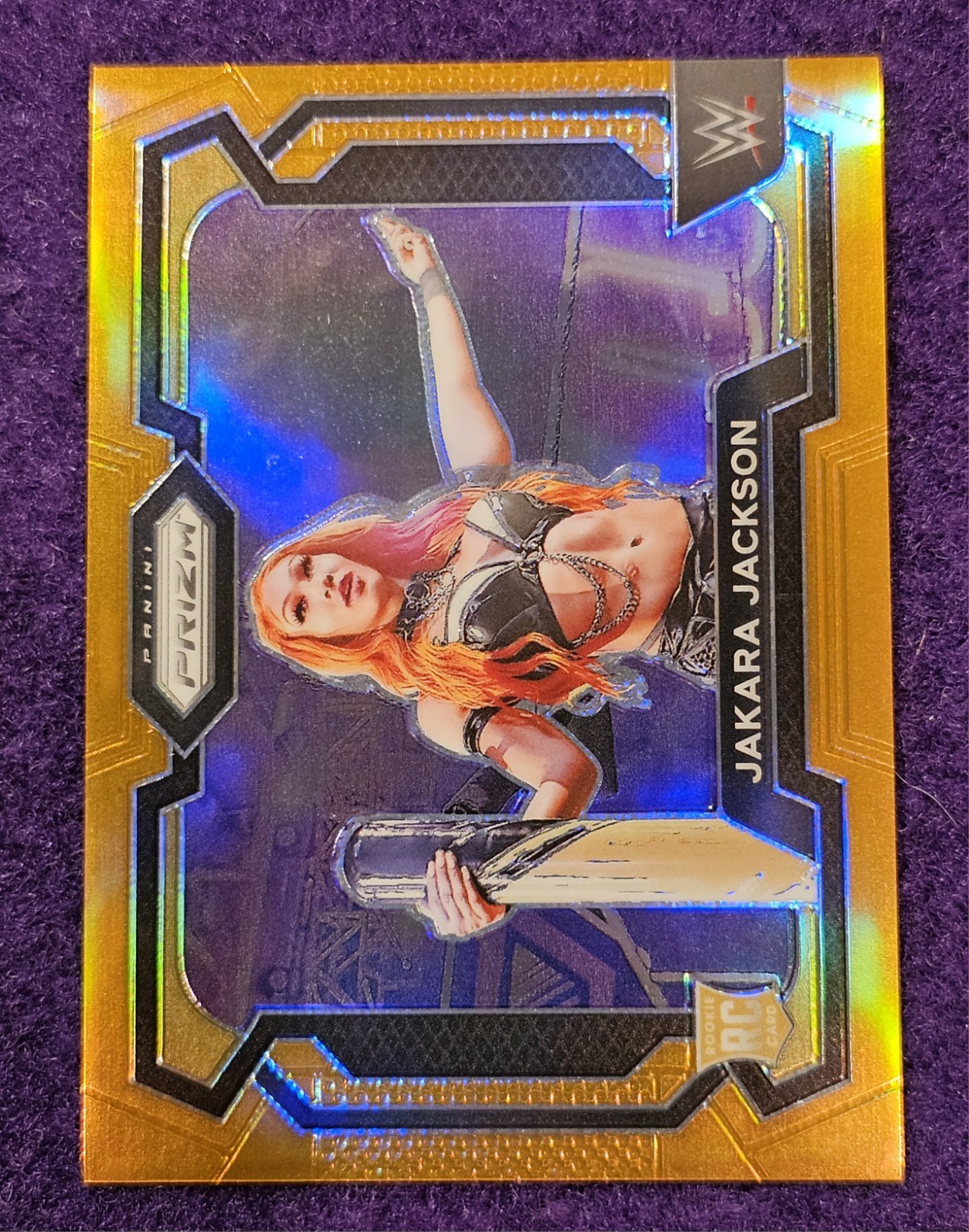 2024 WWE Prizm - Jakara Jackson - Orange Prizm - #12 - Rookie - 09/99