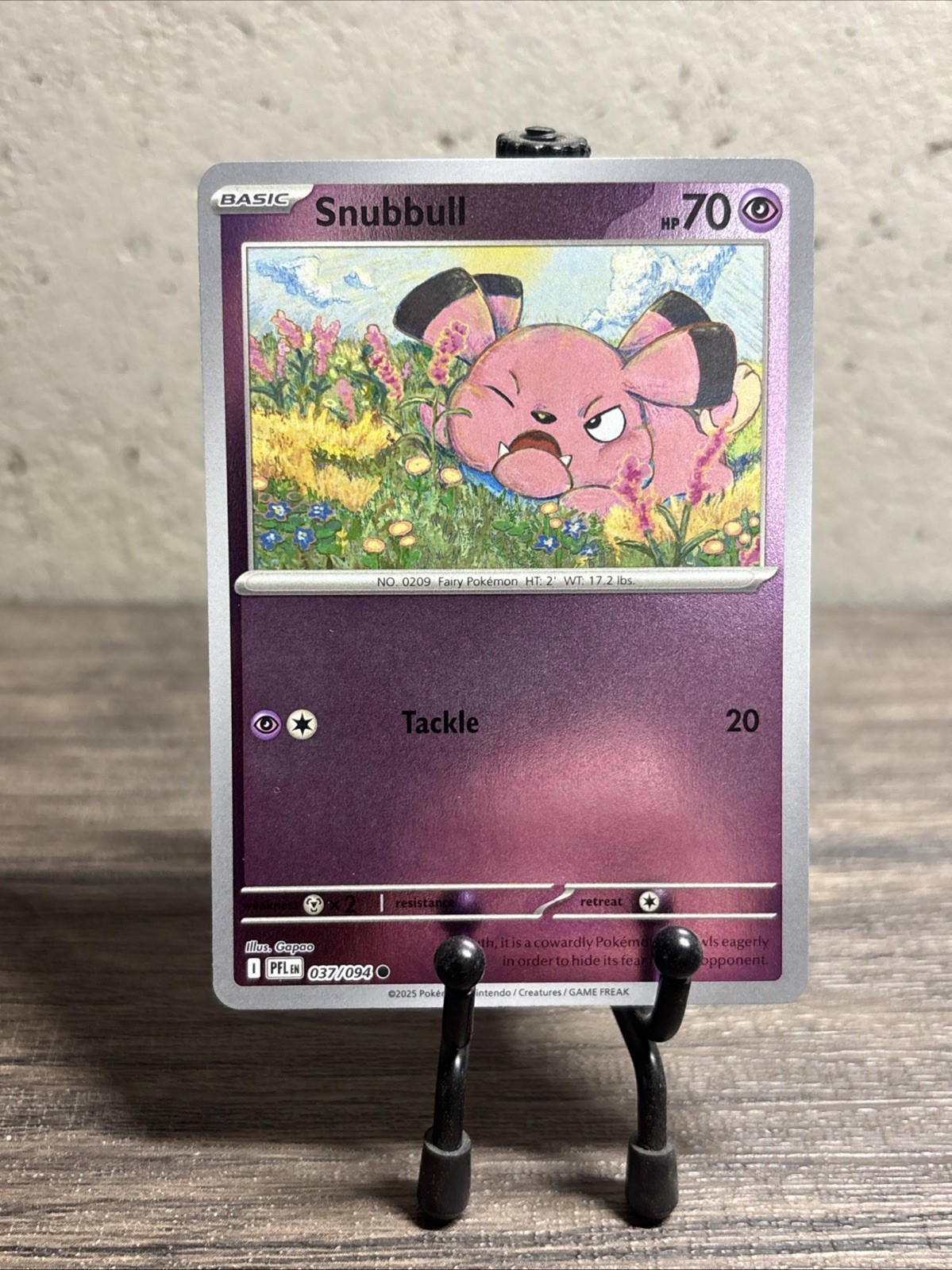 Snubbull 037/094 Me02: Phantasmal Flames Reverse Holo Common-Fast Shipping-NM!!