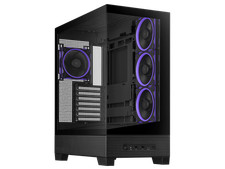 ASUS A31 PLUS Black ATX Case offers a panoramic glass design, supports 360mm rad