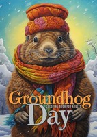 Groundhog Day Coloring Book For Adults Monsoon Publising Taschenbuch Englisch
