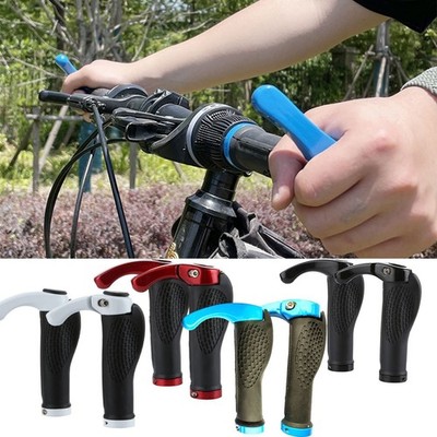 Fahrrad Lenkergriffe Fahrradgriffe Gummi Griffe Schraubgriffe Alu MTB City Bike