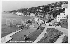 Vintage RPPC Ventnor Isle of Wight Badegäste am Meer Postkarte 1929