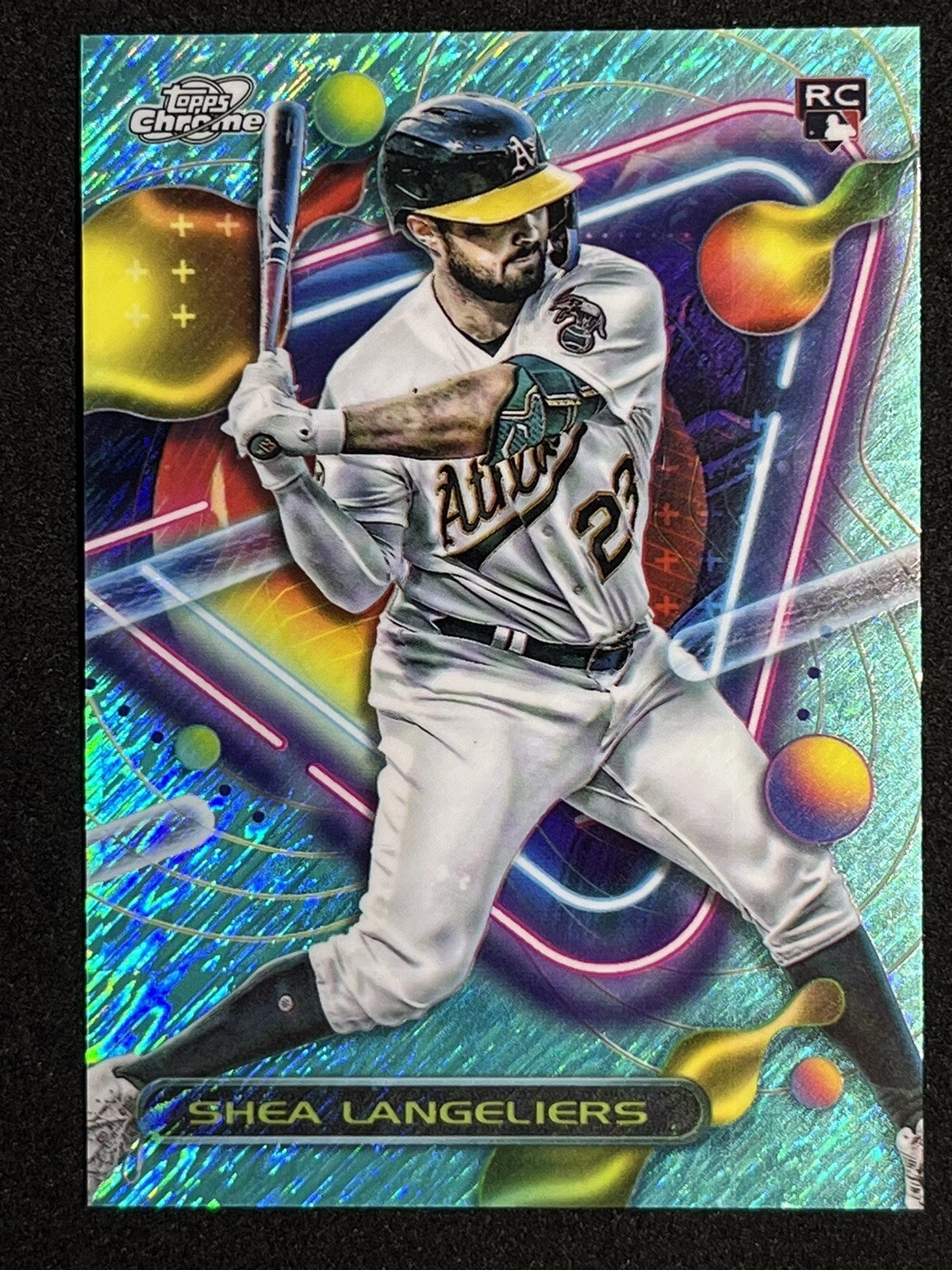 SHEA LANGELIERS 2023 Topps Cosmic Chrome #51 AQUA SHIMMER 145/199