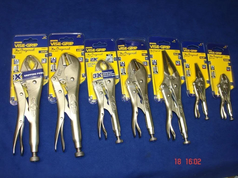 IRWIN VISE-GRIP Irwin Vise Grip Locking Plier Cutter Set of 7 ViseGrip Mole Grip 10R 10CR 7CR