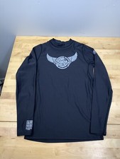 Rip Curl Wet Suites Top S/M Black Long Sleeve SPF Protection 50 Surf 5656