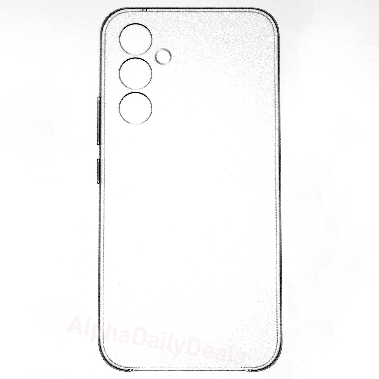 Подлинный защитный тонкий прозрачный чехол Samsung Galaxy A54 5G