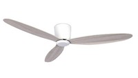 Energiespar Deckenventilator Fernbedienung Airfusion Radar Dc Weiß Eiche 132 Cm